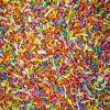 100% NATURAL RAINBOW SPRINKLES - NATURAL COLOR, DAIRY FREE, NUT FREE, GLUTEN FREE, SOY FREE, VEGAN, EGG FREE AND KOSHER ,1.5 LBS. CUPCAKE AND CAKE TOPPER,BULK CANDY, RESEALABLE CONTAINER,COLORFUL view 3