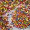 100% NATURAL RAINBOW SPRINKLES - NATURAL COLOR, DAIRY FREE, NUT FREE, GLUTEN FREE, SOY FREE, VEGAN, EGG FREE AND KOSHER ,1.5 LBS. CUPCAKE AND CAKE TOPPER,BULK CANDY, RESEALABLE CONTAINER,COLORFUL view 4