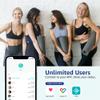 Body Fat Scale, Posture Extra Large Display Digital Bathroom Wireless Weight Scale Composition Analyzer with Heart Rate Heart Index & Body Shape Index with Free APP 400Lb Black view 3