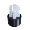 Znet3D round Eye Drop Vial Stand  Convenient, Upright Storage for Seven Vials  keep track of your daily usage. (Black) view 1