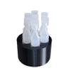 Znet3D round Eye Drop Vial Stand  Convenient, Upright Storage for Seven Vials  keep track of your daily usage. (Black) view 2