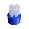 Znet3D Round Eye Drop Vial Stand  Convenient, Upright Storage for Seven Vials  Keep Track of Your Daily Usage. (Blue) view 1