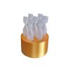 Znet3D Round Eye Drop Vial Stand  Convenient, Upright Storage for Seven Vials  Keep Track of Your Daily Usage. (Gold) view 2