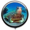 Qien BaiSei Cute Turtle Round Pill Box/Case - Three-Compartment Pill Box/Pill Case view 1