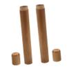 2pcs Toothbrush Storage Case Toothbrush Box Travel Toothbrush Case Cylinder Holders Toothbrush Tube Tooth Brush for Kids Cupping Tagine Toothbrushes Child Cosmetic Simple Bamboo view 1