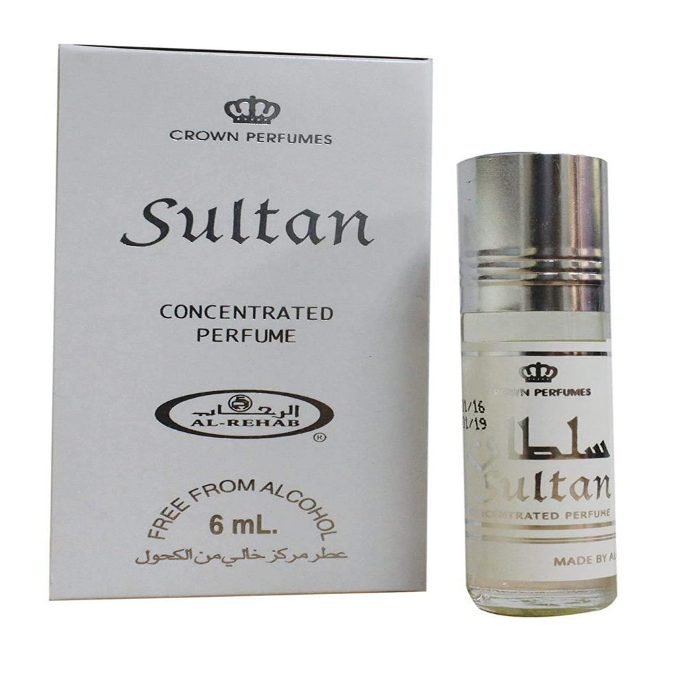 Al Rehab Sultan Concentrated Roll-on Attar Perfume for men 6ml