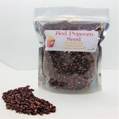 3 lbs Red Popcorn Seed - Un Popped Kernels for Popping - Large Butterfly Popcorn- Versatile Product, Makes for a Delicious Snack or Family Fun Crafts! Works with Most Poppers. Country Creek LLC