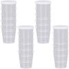 Goeielewe 20PCS Plastic Medicine Cups with Lids, 30ML Clear Reusable Graduated Cups Transparent Scale Measuring Cups, Measure Container for Mixed Pills, Liquid Medication view 1