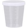 Goeielewe 20PCS Plastic Medicine Cups with Lids, 30ML Clear Reusable Graduated Cups Transparent Scale Measuring Cups, Measure Container for Mixed Pills, Liquid Medication view 3