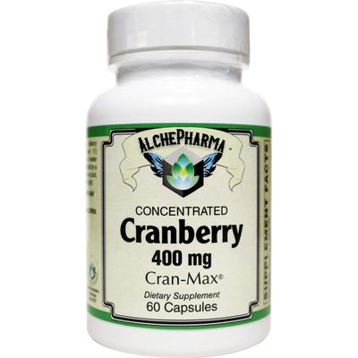 Cran-Max Cranberry Fruit Powder 34:1 (Vaccinium macrocarpon) (100% Cranberry Fruit Solids) 400mg