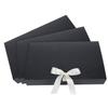 10Pcs Rectangle Presents Box Paperboard Gift Packaging Box with Ribbon Bowknot Bracelet Necklace Shirt Lingerie Wrapping Box for Valentine Day Birthday Wedding Anniversary Bridal Shower Party (black) view 1