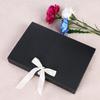 10Pcs Rectangle Presents Box Paperboard Gift Packaging Box with Ribbon Bowknot Bracelet Necklace Shirt Lingerie Wrapping Box for Valentine Day Birthday Wedding Anniversary Bridal Shower Party (black) view 2
