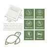 100% Compostable Food Storage Bags [Quart 100 Pack] Eco-Friendly Freezer Bags, Resealable Bags, Heavy-Duty, Reusable, Off-White by Earth's Natural Alternative view 2