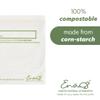 100% Compostable Food Storage Bags [Quart 100 Pack] Eco-Friendly Freezer Bags, Resealable Bags, Heavy-Duty, Reusable, Off-White by Earth's Natural Alternative view 3