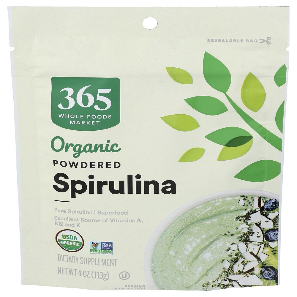 365 by Whole Foods Market, Organic Spirulina Superfood Powder, 4 Ounce