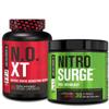 Jacked Factory Pre Workout Stack - N.O XT Nitric Oxide Booster & NITROSURGE High Energy Pre Workout Fuel view 1