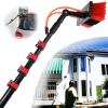GBHJJ 3.6-11M Water Fed Pole Kit, Photovoltaic Panel Cleaning Equipment Carbon Alloy Material Water Fed Telescopic Brush, for Window Cleaning, Trucks Cleaning System & Washing Tool,30FT/9M view 1