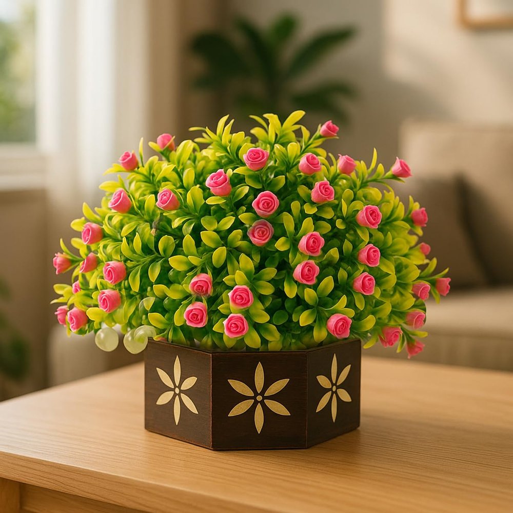Reiki Crystal Products Beautiful Artificial Bonsai Plant with Pot | Bonsai Plant & Tree | Bonsai Tree for Indoor Office Home Decor Showpiece (Pack 0f 1 pc)