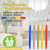 20 Pack Disposable Toothbrushes with Toothpaste and Comb for Homeless Individually Wrapped-Suitable for Hotel,Air Bnb,Shelter/Homeless/Nursing Home/Charity(20 pcs) view 4