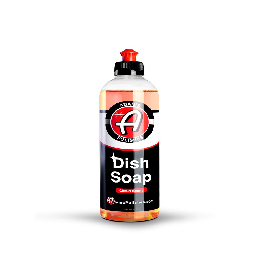 Adam's Polishes Dish Soap - Works Great on Dishes, Glasses, Utensils, Pots & Pans (Citrus, 16 fl. oz)