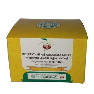 Vaidyaratnam Indukantham Kashaya Gulika 100 Tablets| Ayurvedic Products | Ayurveda Products | Vaidyaratnam Products