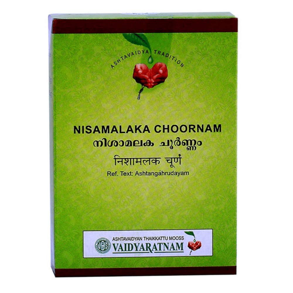 Vaidyaratnam Nisamalaka Choornam 100 g (Pack Of 5) Ayurvedic herbal products, Ayurvedic Organic products, Vaidyaratnam Products