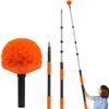 Buyplus 26FT Reach Cobweb Duster, Outdoor Spider Web Cleaner Brush with Professional 5-20FT Extension Pole, Non-Shedding Fluffy Bristles, Suitable for Ceiling and Corner Dusters for Indoor and Outdoor view 1