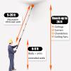 Buyplus 26FT Reach Cobweb Duster, Outdoor Spider Web Cleaner Brush with Professional 5-20FT Extension Pole, Non-Shedding Fluffy Bristles, Suitable for Ceiling and Corner Dusters for Indoor and Outdoor view 3