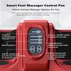 ARLIME Shiatsu Foot Massager with Remote, 4 Modes Deep Kneading Rolling, Leg Ankle & Calf and Feet Massage for Neuropathy, Pain Relief, Plantar Fasciitis, Blood Circulation, Red view 2