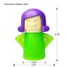 Angry Mama Microwave Oven Steam Cleaner, Angry Mom Microwave Cleaner, Just Add Vinegar and Water, Cut Cleaning Time by Half (Green) view 4