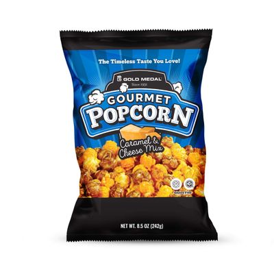 Gold Medal Caramel & Cheese Gourmet Popcorn, 8.5 Ounce (Pack of 15)