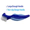 Denture Case,Denture Cups Bath, Toothbrush with hard denture, Dentures Container with Basket Denture Holder for Travel,Mouth Guard Night Gum Retainer Container (Purple) view 3