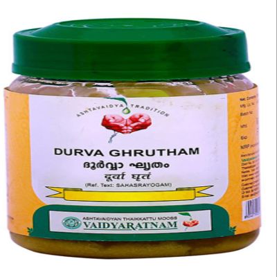 Vaidyaratnam Durva Ghrutham 150 g (Pack Of 2) Ayurvedic herbal products, Ayurvedic Organic products, Vaidyaratnam Products