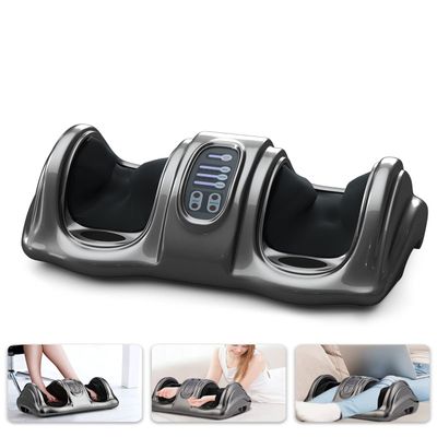 ARLIME Shiatsu Foot Massager with Remote, 4 Modes Deep Kneading Rolling, Leg Ankle & Calf and Feet Massage for Neuropathy, Pain Relief, Plantar Fasciitis, Blood Circulation, Gray