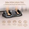 ARLIME Shiatsu Foot Massager with Remote, 4 Modes Deep Kneading Rolling, Leg Ankle & Calf and Feet Massage for Neuropathy, Pain Relief, Plantar Fasciitis, Blood Circulation, Gray view 4