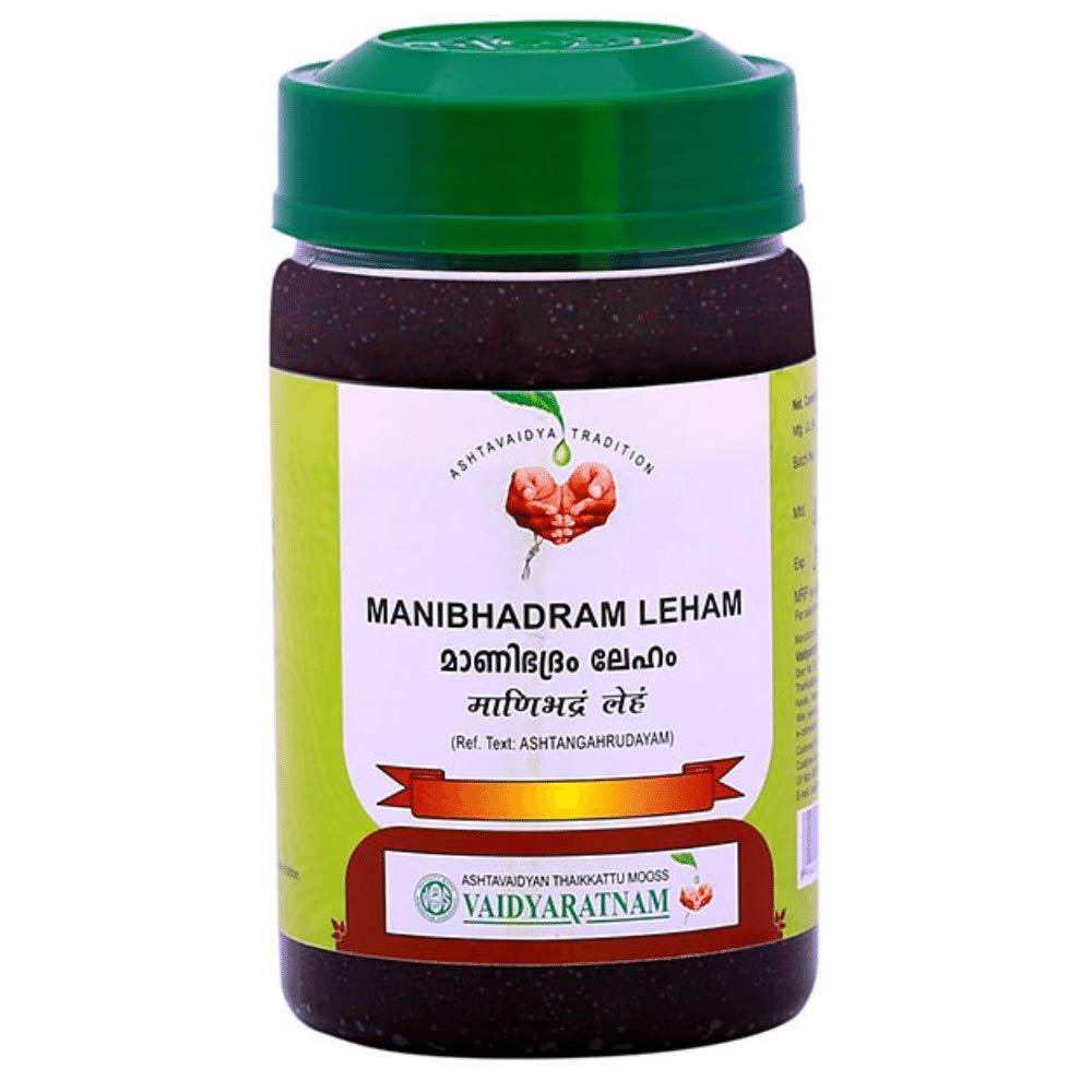 Vaidyaratnam Manibhadram Leham 250 g (Pack Of 3) Ayurvedic herbal products, Ayurvedic Organic products, Vaidyaratnam Products