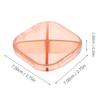 2pcs Portable Pill Organizer Transparent Lid Lightweight Daily Tablet Holder for Travel Plastic Medicine Storage Container for Easy Carrying view 3