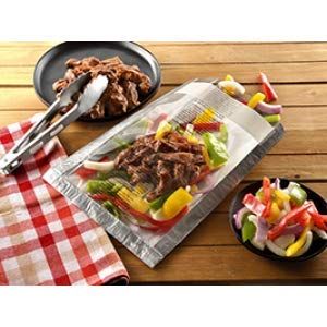 Self-Seal Oven & Grilling Bag, (Tall). Prevents Food from Drying Out or Burning During Cooking Process. Cook Food Evenly Without Having to Flip on The Barbecue. Size: 8.7" x 15.7". 250 Bags