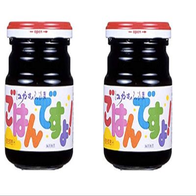 Momoya Laver Boiled in Soy Sauce (nori-no-tsukudani) 'Gohan-desuyo!' Medium Bottle 5.11 oz (2 Pack)