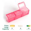 BUG HULL Weekly Pill Organizer 3X a Day, Daily 7 Day Medicine Pill Organizer 3 Times a Day, Travel Pill Case Container for Vitamins, Supplements view 2