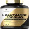 Carlyle L Glutamine Capsules | 1500mg | 240 Count | Advanced Athlete Formula | Pre and Post Workout | Non-GMO, Gluten Free Supplement view 1