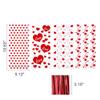 Yoption 160PCS Valentines Heart Clear Cellophane Treat Bags with Twist Ties, Wedding Party Favor Bags for Candies Cookie Chocolate Snack view 3