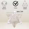 Amazing Gemstone 1 Pcs Clear Quartz Large Crystal Orgone Merkaba Star for Reiki Healing Meditation and Crystal Grid (Sharpest Edges) view 3