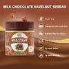 ChocZero Milk Chocolate Hazelnut Spread - No Added Sugar, Keto Friendly Low-Carb Chocolate Hazelnut Dessert & Bread Topping, Gluten Free, High Fiber, 12 oz Jar view 3