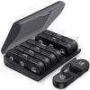PULIV Weekly Pill Organizer 3 Times a Day, Portable Travel Pill Box 7 Day with Large Pill Containers, Light-Proof Pill Case for Vitamins, Medication, Supplements and Fish Oils (Black) view 1