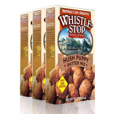 Original WhistleStop Cafe Recipes | Hush Puppy Batter Mix | 10-oz | 3 Pack