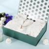 GREEN BEAN Gift Box 13x9.7x3.4 Inches, Large Green Gift Box with Lid for Presents, Magnetic Gift Boxes for Clothes, Shirt (Glossy Metallic Green, Dot Design Inside) view 2