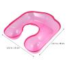 Healifty Professional Hair Neck Tray Waterproof Perm Potion Tank for Hairdressing Salon and Home Hair Styling 12.59X13.77X2.95 Inch view 2