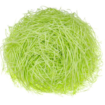 Zonon Easter Grass Basket Filler Raffia Paper Shreds Stuffers Craft Tissue Raffia Filler Grass for Gift Packaging Easter Egg Hunt Party Favors Decoration(16oz,Light Green)