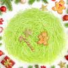 Zonon Easter Grass Basket Filler Raffia Paper Shreds Stuffers Craft Tissue Raffia Filler Grass for Gift Packaging Easter Egg Hunt Party Favors Decoration(16oz,Light Green) view 2